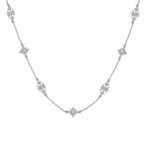 Ayllu Necklace | Sterling Silver | White Zircon
