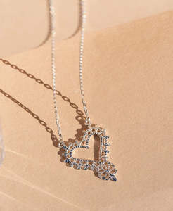 Gypsy Love Necklace | Silver