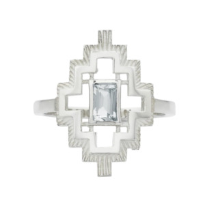 Nina Florestra: Munay Ring | Sterling Silver | Aquamarine