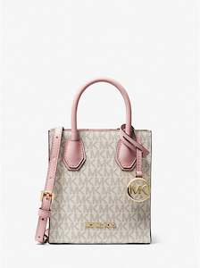 Brands: Michael Kors Mercer Crossbody Bag Powder Blush
