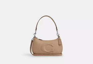 Brands: Coach Teri Shoulder Bag Sandy Brown