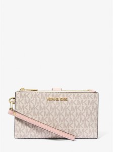 Jet Set Travel Signature Logo Smartphone Wallet in Blush Multi