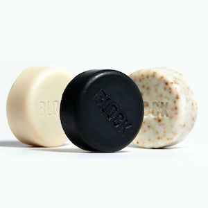 Block Soap Bars - Set of 3: Unscented | Juniper | Charcoal and Pumice