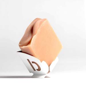 Soap For Your Block Dock Vertical Soap Dish: Fair + Square Soapery Goddess Body Bar