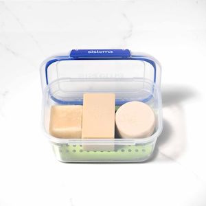 Bathroom Accessories: Draining Tray for your 1L Sistema Leakproof Container with Clips