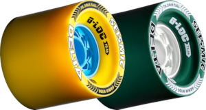 Seismic 78.5mm DELTA Downhill Longboard Wheels