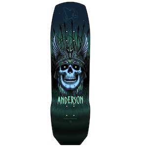 Powell Peralta - Andy Anderson Heron Skull Teal Deck