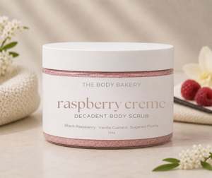 Body Scrubs: Raspberry Creme │ Decadent Body Scrub