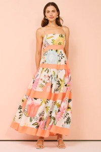 Monet Tiered Maxi Dress
