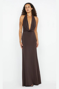 Nessie Cowl Neck Maxi Dress