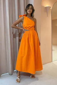 Ex Rentals: Gabriella One Shoulder in Sunkissed For Sale