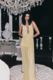 Cassis Drape Maxi Dress