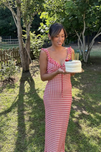 Midi: Heidi Dress in Gingham