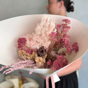 Dried Bouquet - Dusty Rose