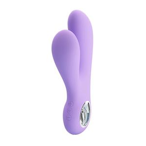 Vibrators: Pretty Love Canrol Silicone Rabbit Vibrator
