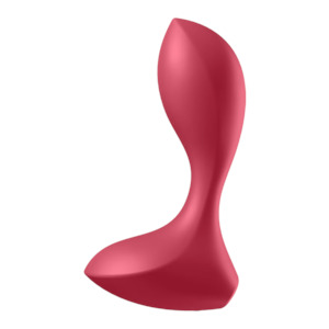 Satisfyer Backdoor Lover Plug Vibrator - Red