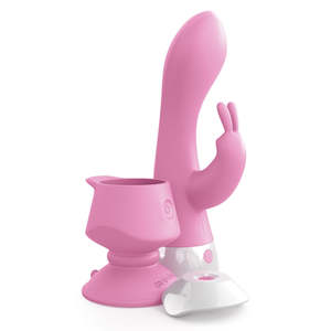 Pipedream: 3Some Wall Banger Rabbit - Pink