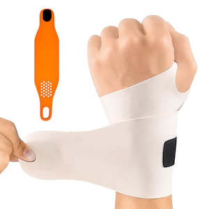 Ultra-Thin Elastic Wrist Wraps - Beige