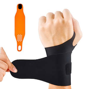 Ultra-Thin Elastic Wrist Wraps - Black