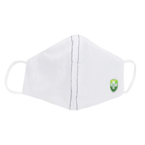 Green Shield Bamboo Face Mask - White