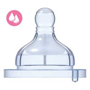 Chicco Well-Being Silicone Teats 2pk - Medium Flow 2m+