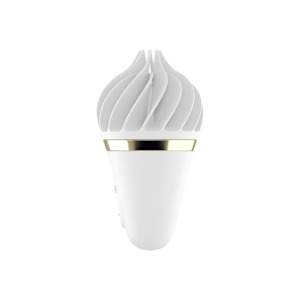 Luxury Adult: Satisfyer Sweet Treat Spinnator - White/Gold