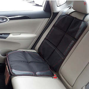 Out About: Child Car Seat Protector with Mesh Pockets