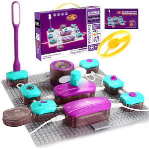 Toys Nz: 25 pcs. Science Experiments Circuit Board Kit