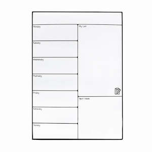 Magnetic Dry Erase Calendar Weekly Board for Fridge