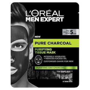 L'Oréal Paris Men Expert Pure Charcoal Purifying Tissue Mask