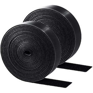 2-pack 5M Adjustable Cable Strap - Black