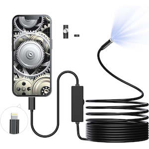 2.0MP HD Endoscope Camera Adjustable Light for iPhone