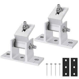 2-pack Adjustable Solar Panel Mounting Bracket