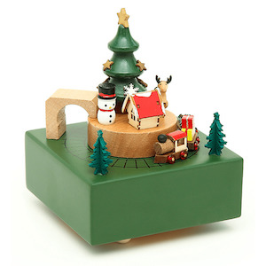 Dress Up Role Play: Musical Box Featuring Xmas Tree with Moving Magnetic Train
