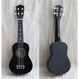 21" Ukulele Basswood Acoustic Mini Guitar - Black