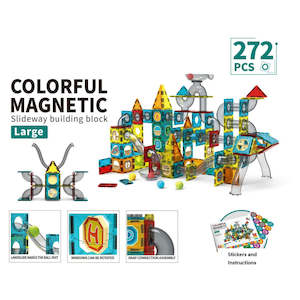 Educational Steam Nz: Magnetic Building Blocks Educational STEM Toys - 272 pcs.