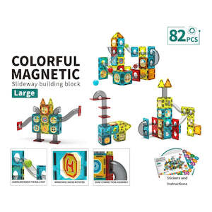 Magnetic Building Blocks Educational STEM Toys - 82 pcs.