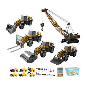 Vehicles Remote Control: Inertia Powered Agriculture Site Vehicles Toy Set