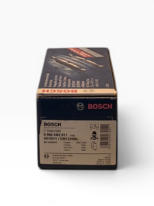 Mitsubishi Parts: Bosch 0986AB2011 Brake Pad Set - Mitsubishi Galant 1992-2005, Eclipse 1994, Debonair 1986, Sigma 1986