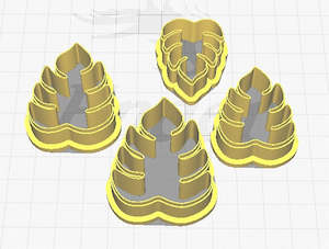 FC Monstera Leaf Polymer Clay Cutters