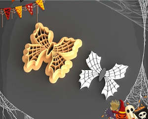 Halloween: CC Web Butterfly Polymer Clay Cutters