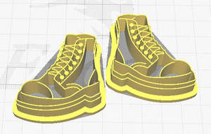 Polymer Clay Cutters: FC Hiking Boots (pair) Polymer Clay Cutters