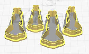 FC Dress 2 Polymer Clay Cutters