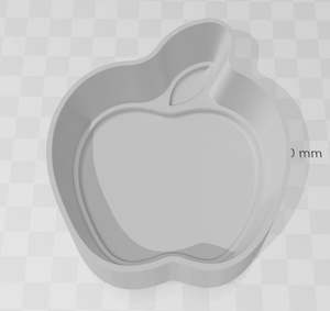 Bath Bomb Moulds 1 Piece: Apple Bath Bomb Mould