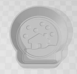 Bath Bomb Moulds 1 Piece: Snow Globe Bath Bomb Mould