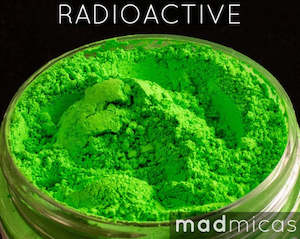 New Mica Collection: Mad Micas Radioactive Green Neon Pigment
