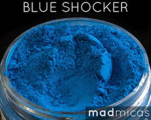 Mad Micas Blue Shocker Blue Neon Pigment