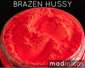 New Mica Collection: Mad Micas Brazen Hussy Red - Orange Neon Pigment