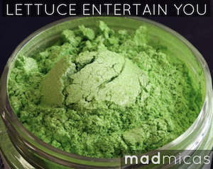 New Mica Collection: Mad Micas Lettuce Entertain You Green Mica
