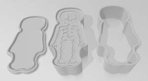 Halloween Collection: Skeleton Plunger Bath Bomb Mould